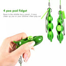 4pcs Fidget Toys Set, Funny Squeeze Bean Soybean Anti Anxiety Toys for Kid