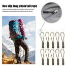 20x Zipper Puller End Rope Replacement Backpack Fix Cord (Army Green)
