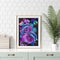 Oil Painting By Number Dolphin Flowers Digital Picture Home Wall Decor for Gift
