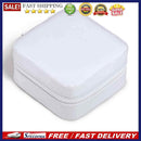 Portable Zipper Jewelry Case Travel Outdoor Ring Necklace Earrings Storage Box