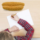 Stationery Storage Plush Pen Case Student School Pencil Organizer (Yellow)