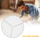Clear Acrylic Round Center Finder Compass Circle Gauge for Wood Turning Drawing