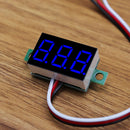 0.36 inch LED Digital Voltmeter Motorcycle Car 2 Wire Voltage Meter (Blue) Newly