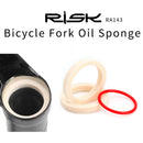 RISK 2pcs Mountain Bike Front Fork Oil Sponge Dust Oil Absorb Sealed Foam Rin