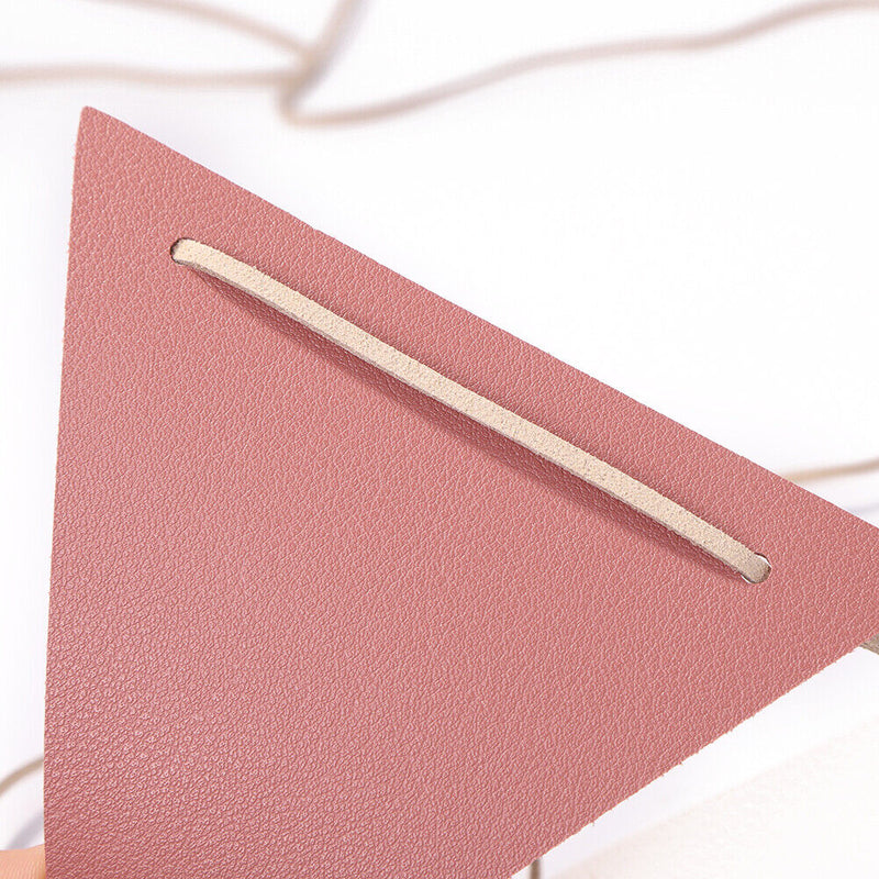 Leather Banners Bunting Garland Camping Tent Pennant Outdoor Hanging String Flag