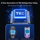 #A RGB Semiconductor Mobile Phone Radiator Fan Portable Cell Phone Game Cooler R
