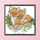 Animal Series 14CT Stamped Cross Stitch DIY Cotton Manual Embroidery Needlewo