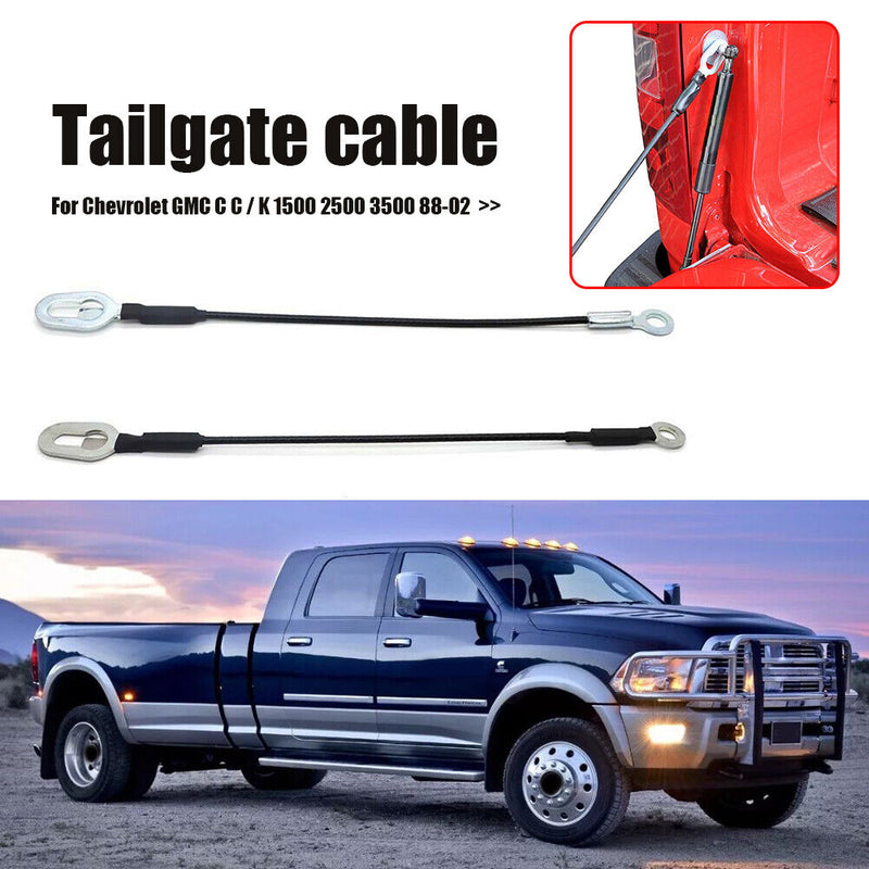 2x for Chevrolet GMC C/K 1500 2500 3500 88-02 Pickup Tailgate Support Wire