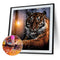 5D DIY Full Round Drill Diamond Painting Novelty Tiger Cross Stitch (B1105)