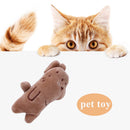 Plush Dog Toys Animal Cats Chew Bite Pet Sound Interactive Toys (Squirrel) Newly