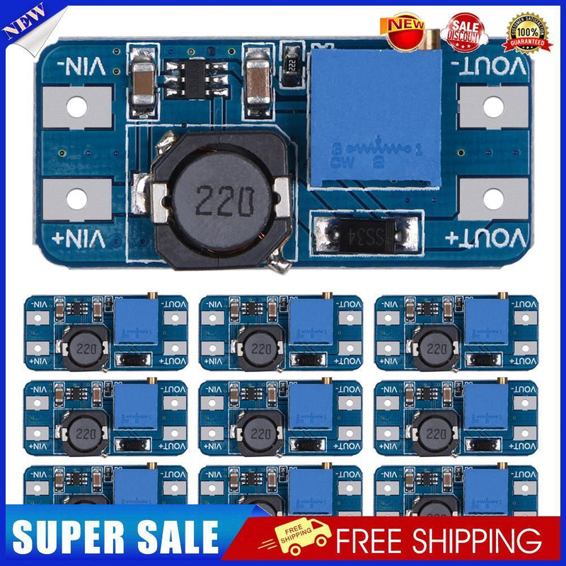 10Pcs MT3608 2A DC-DC Step Up Power Apply Booster Power Module for Arduino