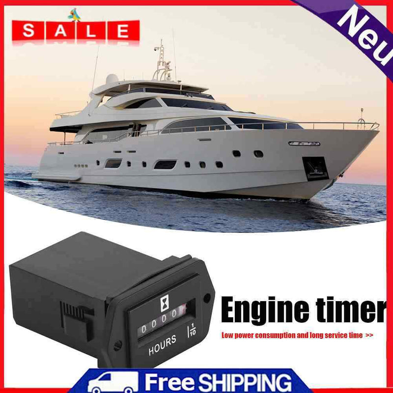 HM002 Mechanical Hourpiece Rectangular Hourpiece for 6-80V Straight Line
