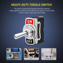 SPST Rocker Toggle Switch 2-Pin ON OFF Power Switches for Car RV Marine Boat