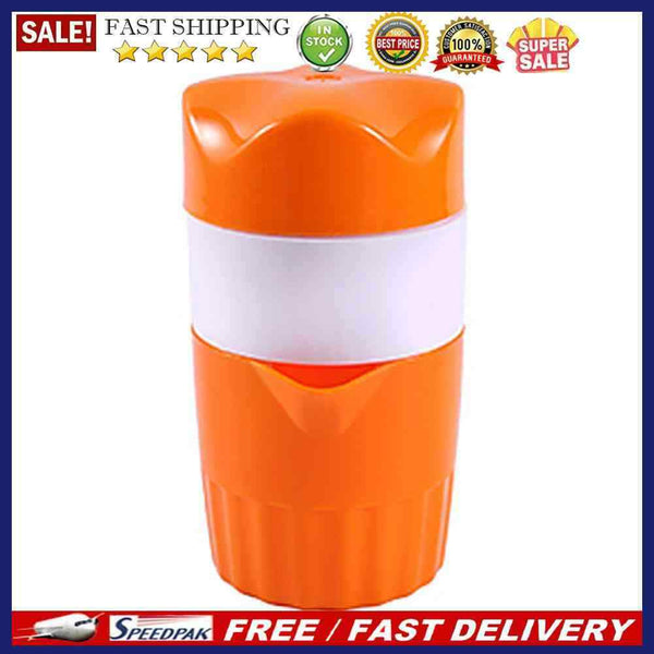 300ml Manual Lemon Juicer Orange Citrus Squeezer Fruit Coffee Cup (Orange)