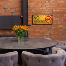 Retro Metal NO Smoking Plaques Painting for Bar Pub Tin Plaques Wall Sign Newly