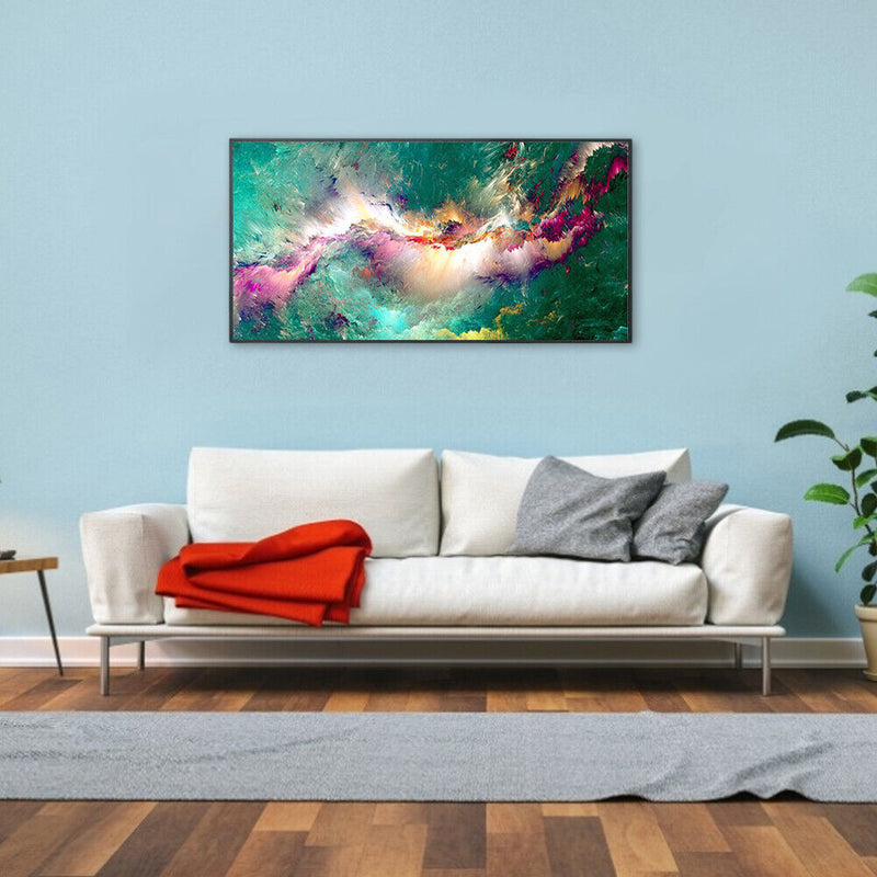 Colorful Cloud Oil Paint by Numbers Hand Painted Frameless Picture Home Orn