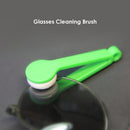 #A Eyeglass Cleaner Brush Portable Mini Two-side Spectacles Cleaning Wipes Tool