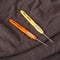 10pcs Plastic Handle Aluminum Crochet Hooks Yarn Knitting Needle Set for Sweater
