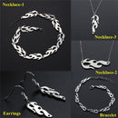 Jewelry Accessories Bracelet Hook Earrings  Wave Sun Choker Fire Flame Necklace