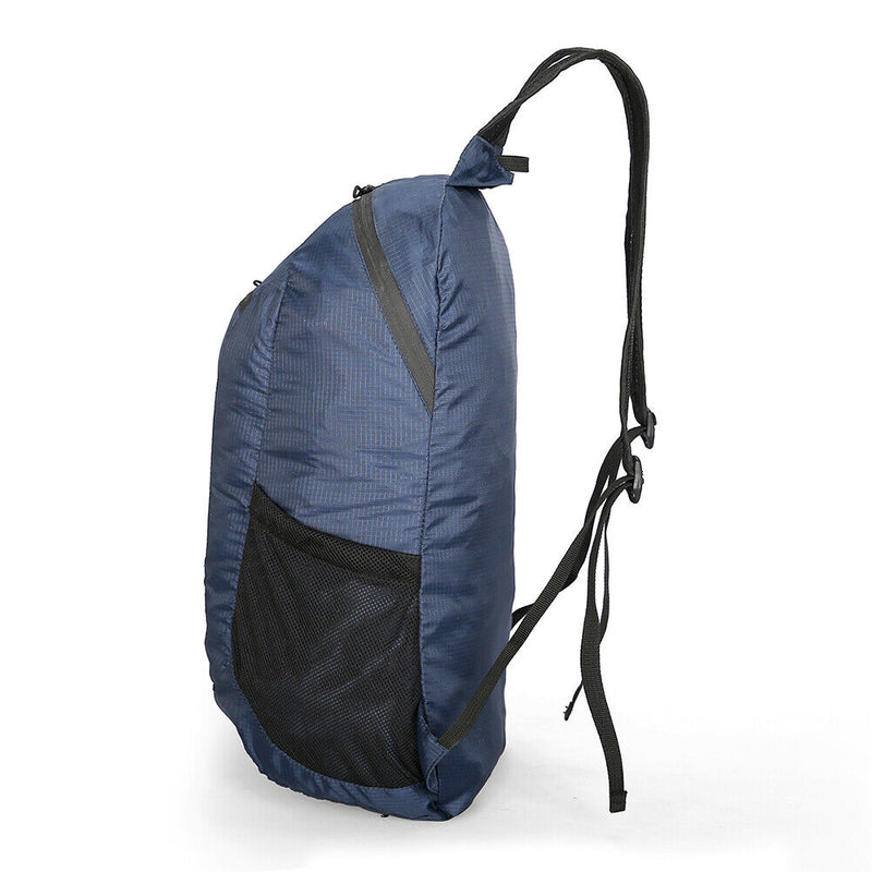 20L Large Waterproof Folding Climbing Backpack Travel Rucksack (Navy Blue) Newly
