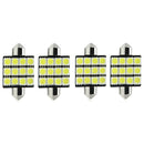 5630 12SMD 39MM COB Car LED Reading Bulbs Dome Lamp Festoon Light C5W For 4Pcs