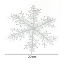 Occasitop Christmas tree ornaments, 5 cm, wood, for hanging, 10 pieces 22 cm