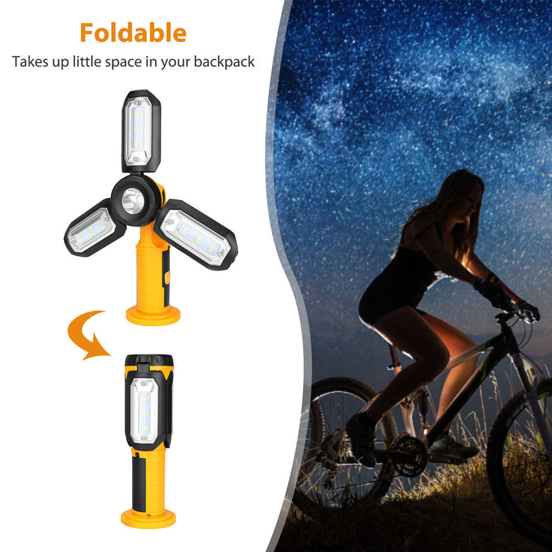 300lm Camping Lantern Foldable Outdoor Flashlight Flashlight Torch Night Fishing