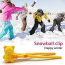 Cartoon Bear Shape Snowball Clip Maker Beach Sand Mold Kids Snowball Fight To