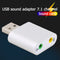 USB Sound Card 7.1 Channel External USB To 3.5mm Audio Adapter for Laptop Newly