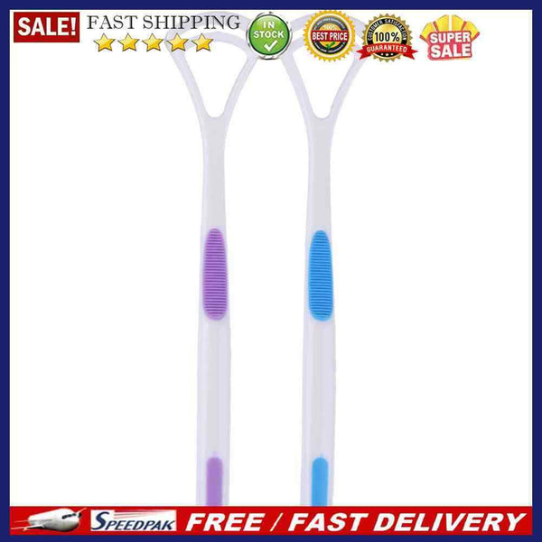 2pcs Tongue Scraper Tongue Brush Tongue Clean Tools Keep Fresh Breath Oral