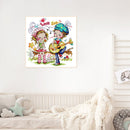 Partial Embroidery Love Song DIY Stamped Canvas 14CT Needlework Sets Home Decor