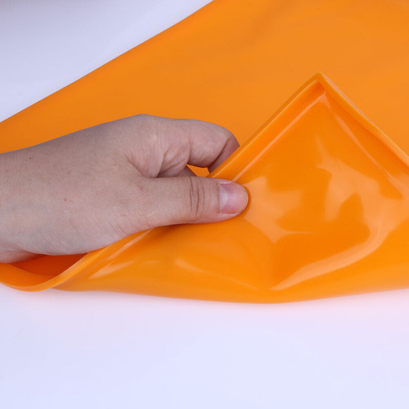 Non-Stick Silicone Oven Mat Cake Swiss Roll Macaron Baking Tools (Orange)