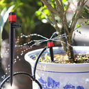 10x 360 Degrees Dripper Garden Irrigation Watering Sprinkler Nozzle (Red)