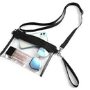 Transparent PVC Handbag Clear Waterproof Crossbody Bag Phone Shoulder Purse
