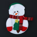 2pc Christmas Snowman Cutlery Bags Dining Table Cutlery(Snowman 1)