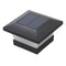 LED Solar Column Light Waterproof Pillar Night Lamp Garden Fence Decor (B)