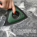 Dog Cat Hair Remover Brush Pet Lint Fur Carpet Sofa Lint Scraper (Green) Newly
