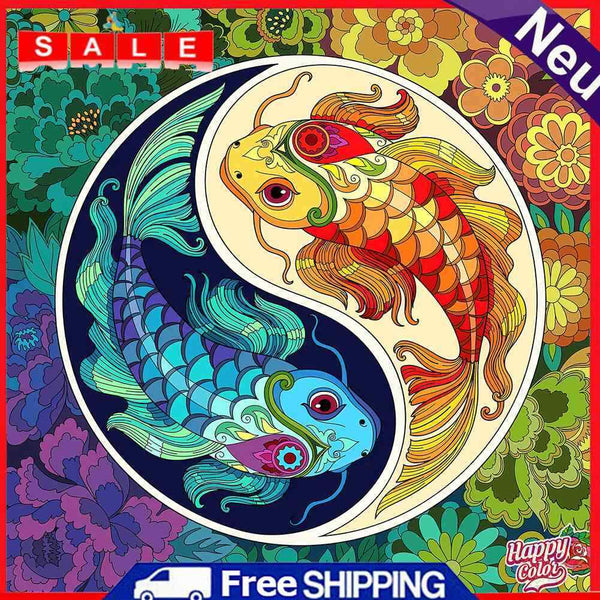 Diamond Painting Partial Special Drill Fish Picture Rhinestone