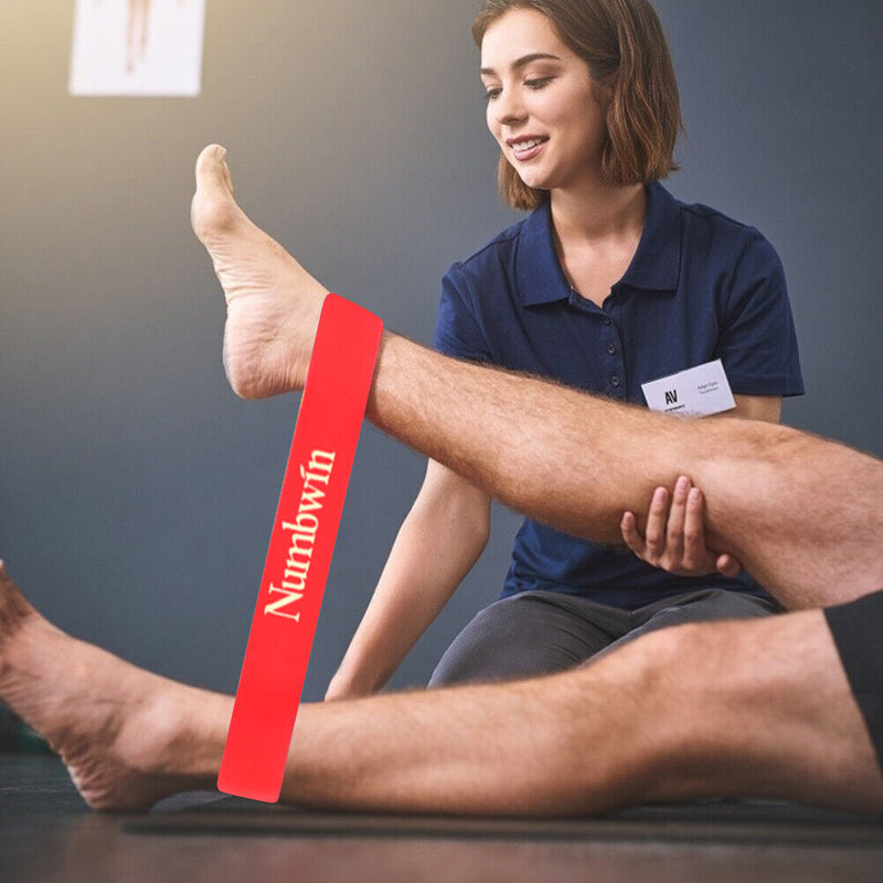 Latex Resistance Band Set Yoga Fitness Equipment Black Red Pink Yellow 500mm