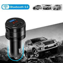 Wireless Bluetooth V5.0 Car FM Transmitter Music Player A1P8 Charging Radio R3P3