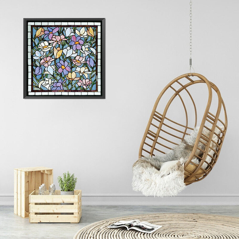 5D Diamond Painting Texture Flowers Full Round Drill Rhinestone DIY (A1888)
