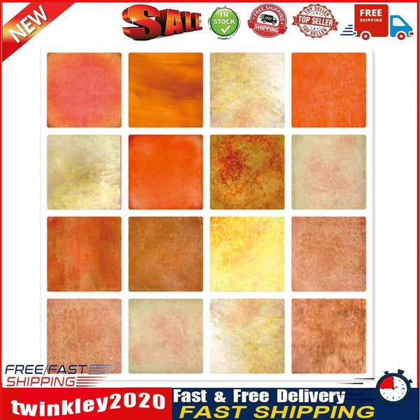 Retro Floor Tiles Wall Stickers Self-adhesive Decals for Kitchen (MSC060) Newly