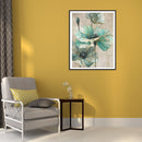 Digital Paint Flowers Painted By Numbers On Canvas Wall