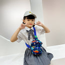 Children Cartoon Print Chest Bag Cute Crossbody Bags Casual Hats Messenger Bags