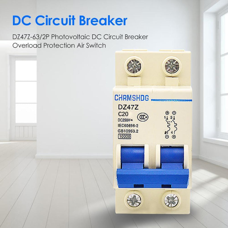 DZ47Z-63/2P Overcurrent Release Overload Protector Air Switch Circuit Break