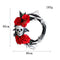 Halloween Wreath Red Rose Ghost Hand Wall Garland Festive Decor for Door Wi