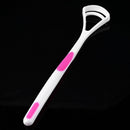 Tongue Brush Tongue Scraper Cleaner Oral Care Tongue Cleaning Tool (Pink) Newly