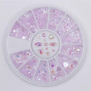 Elongated Water Dropped DIY Tips Glass Stone Manicure Decor Nail Art Rhinestone