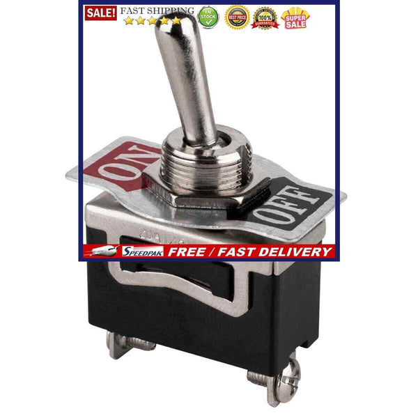 SPST Rocker Toggle Switch 2 Pins ON OFF Power Switches for Car RV Marine Bo