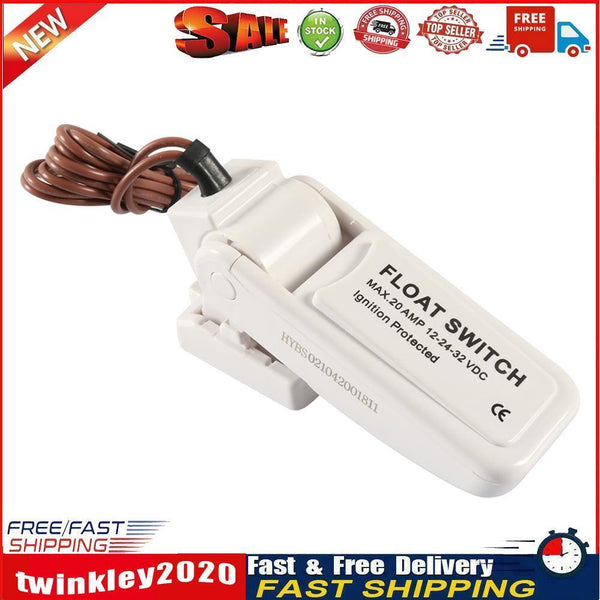 12V 24V 32V Automatic Boat Submersible Electric Bilge Pump Float Switch Newly
